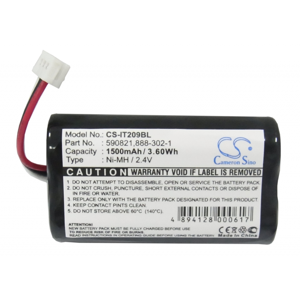 Printerbatterij Zebra CS-IT209BL