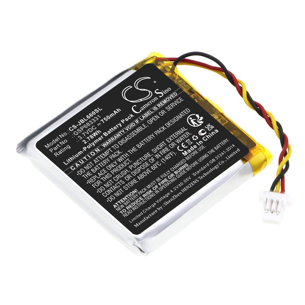 Compatibele batterijvervanging voor Jbl GSP683331