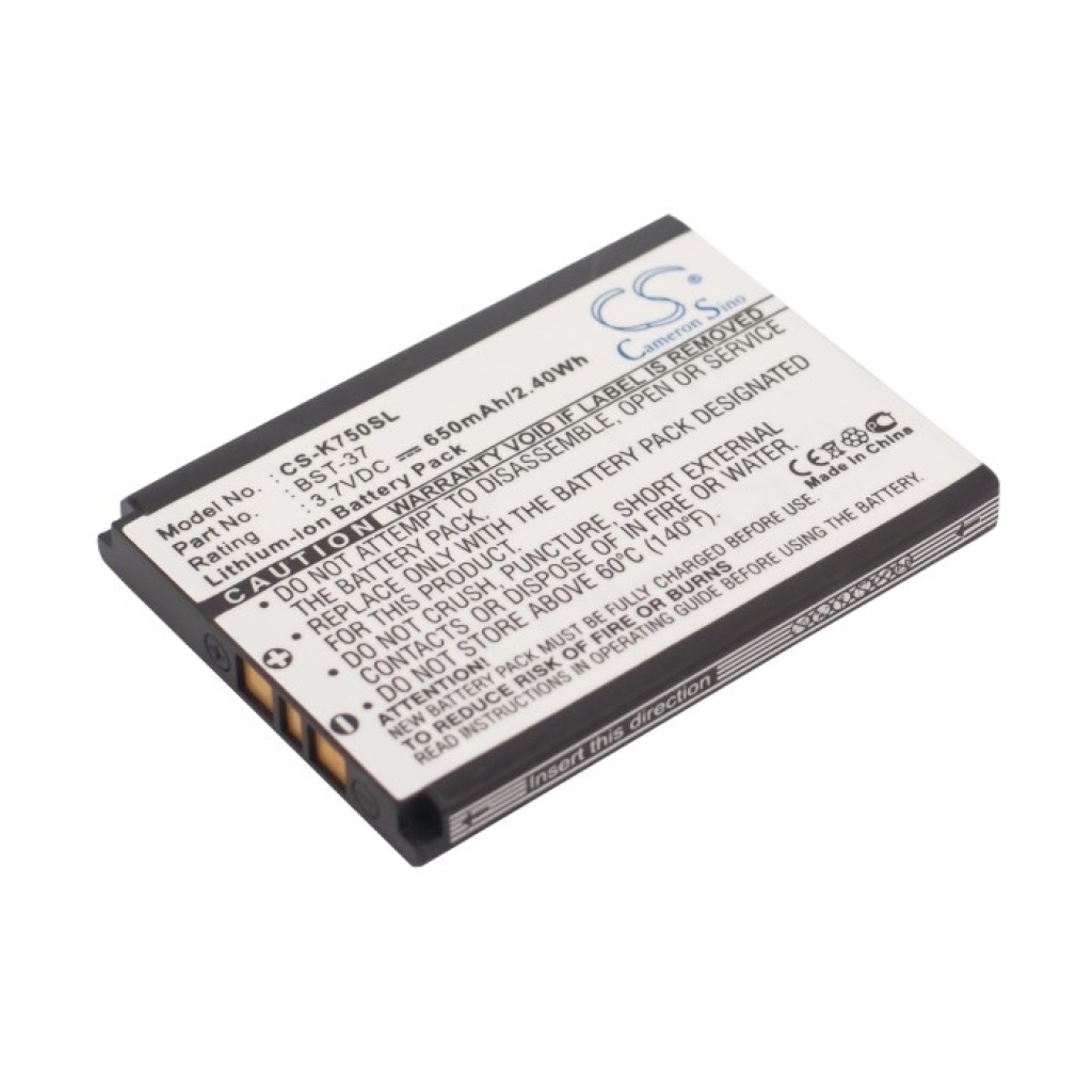 Batterij voor mobiele telefoon Sony Ericsson Z520