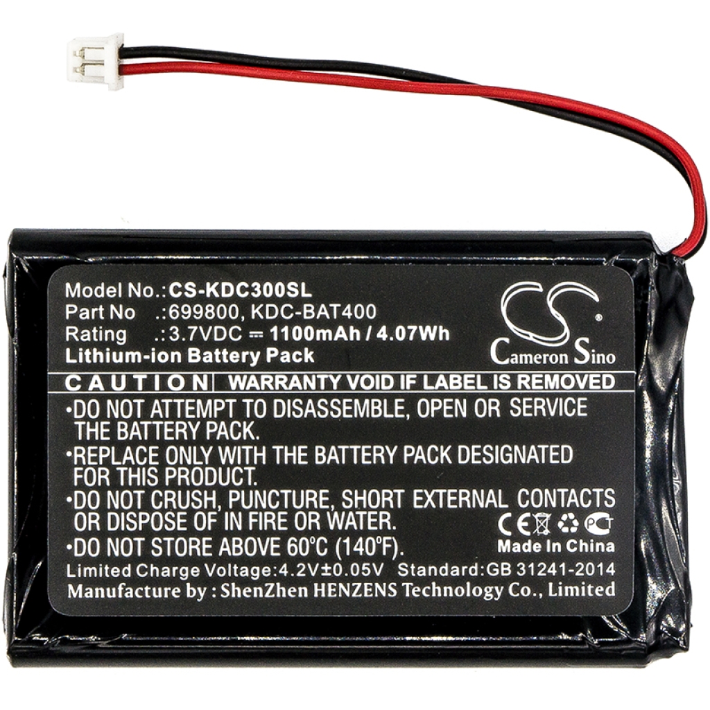 Batterijen Batterij barcode, scanner CS-KDC300SL