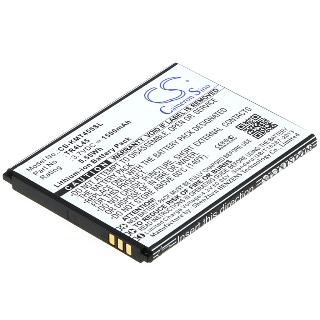 Batterij voor mobiele telefoon Kazam CS-KMT455SL