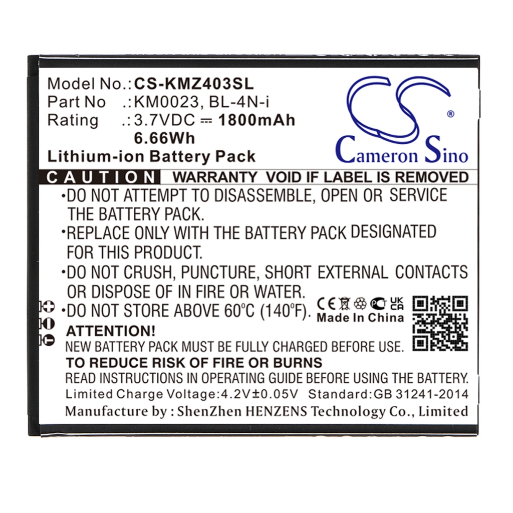 Batterijen Vervangt KM0023