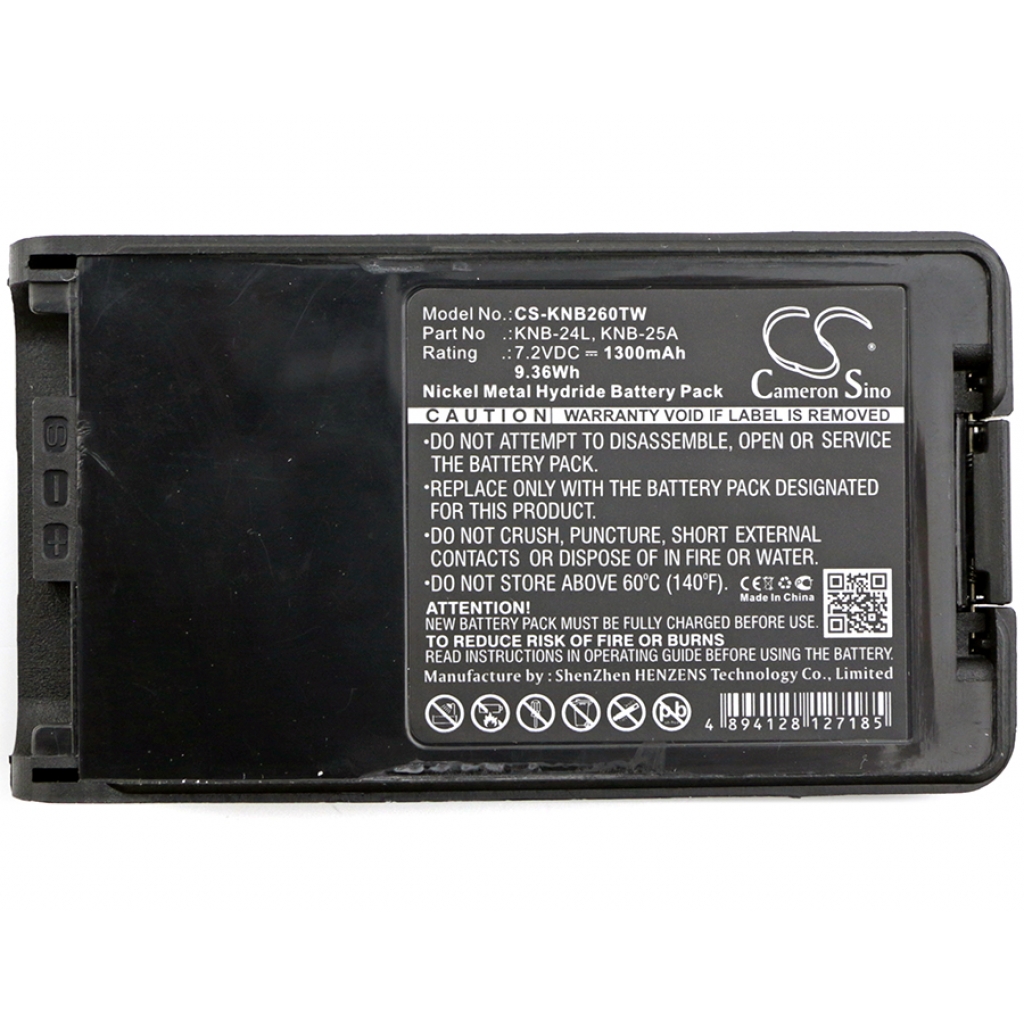 Batterij voor tweerichtingsradio Kenwood NX-220