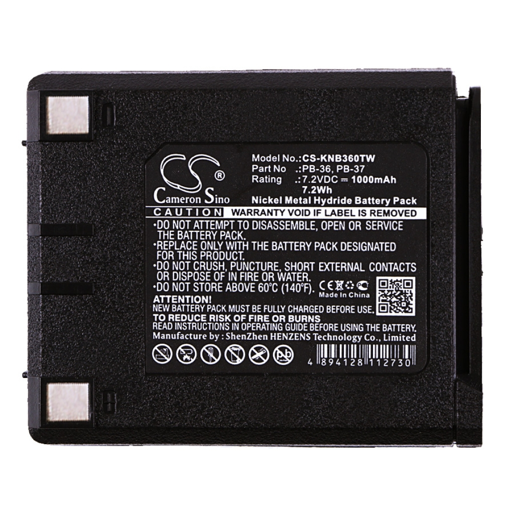 Batterij voor tweerichtingsradio Kenwood CS-KNB360TW