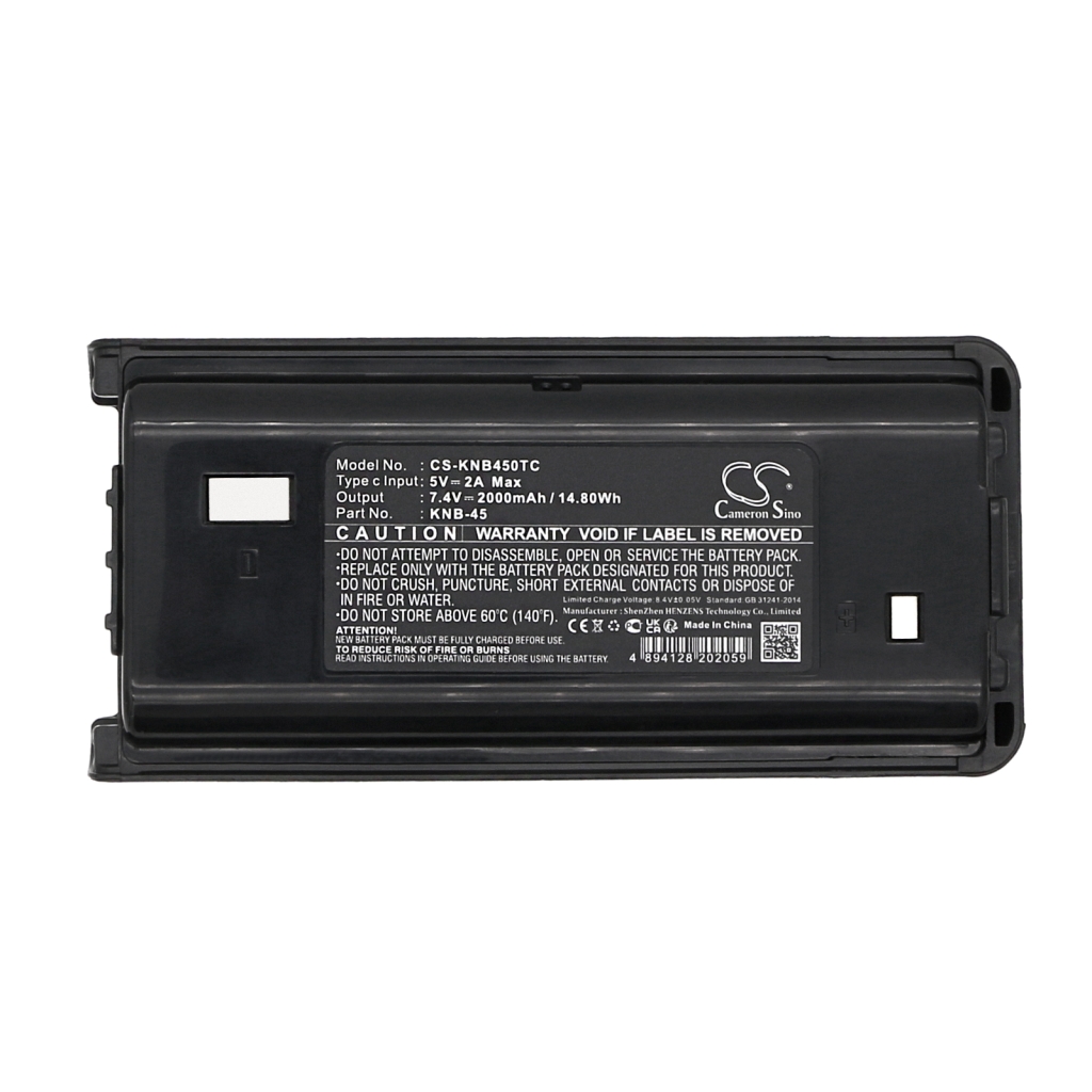 Batterij voor tweerichtingsradio Kenwood TK-3200L-U15P