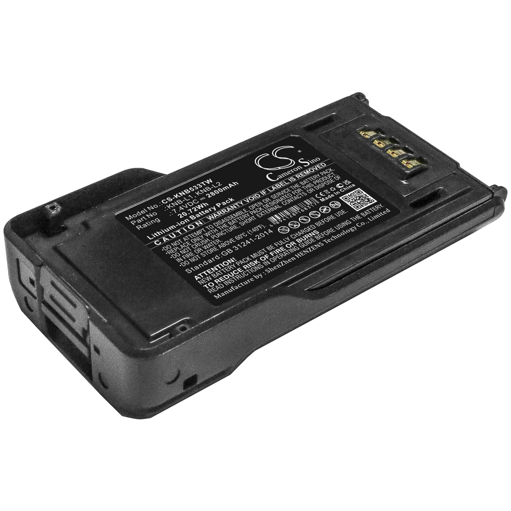 Batterij voor tweerichtingsradio Kenwood NX-5300