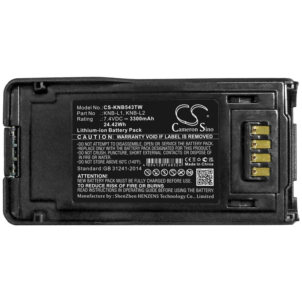 Batterij voor tweerichtingsradio Kenwood VP6230