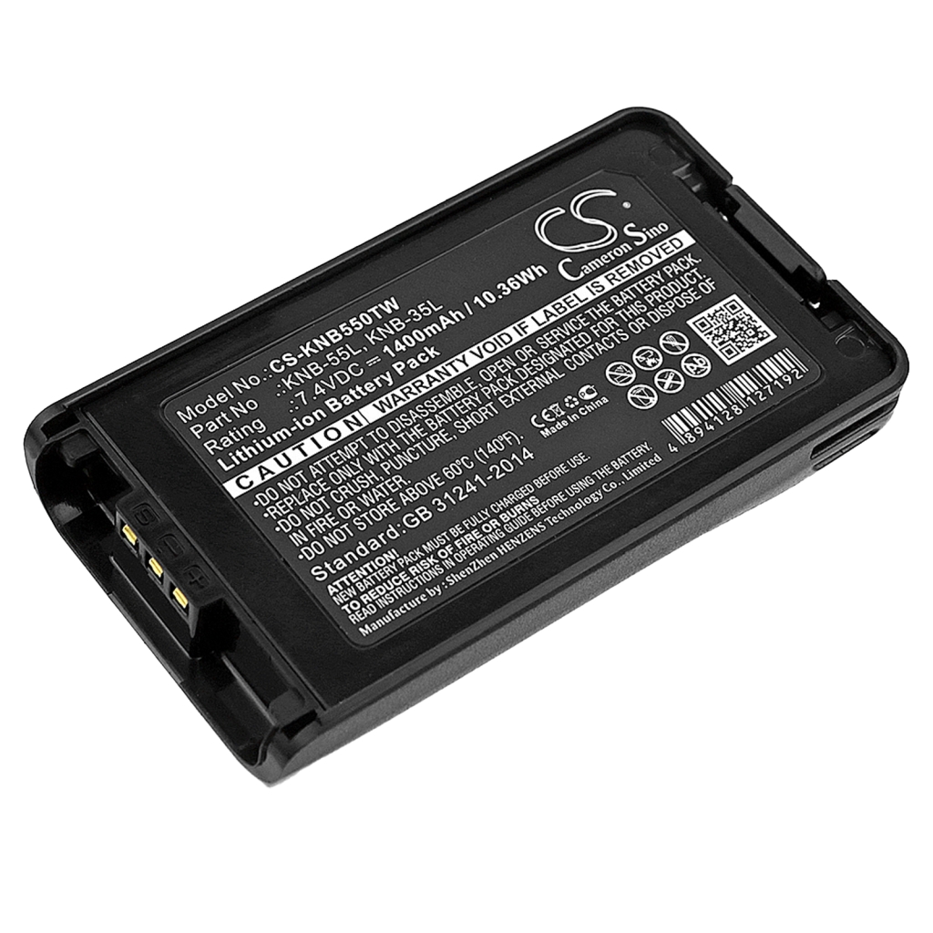 Batterij voor tweerichtingsradio Kenwood CS-KNB550TW