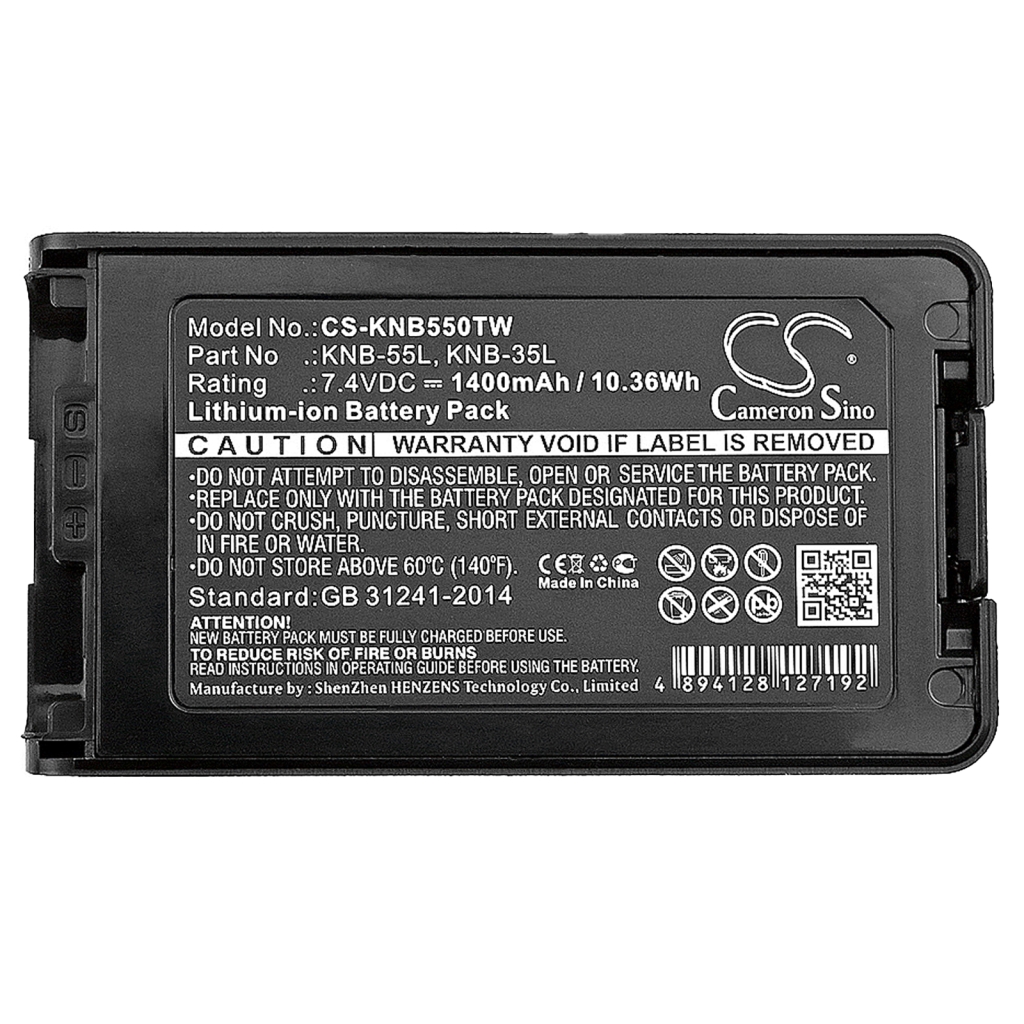 Batterij voor tweerichtingsradio Kenwood NX-220