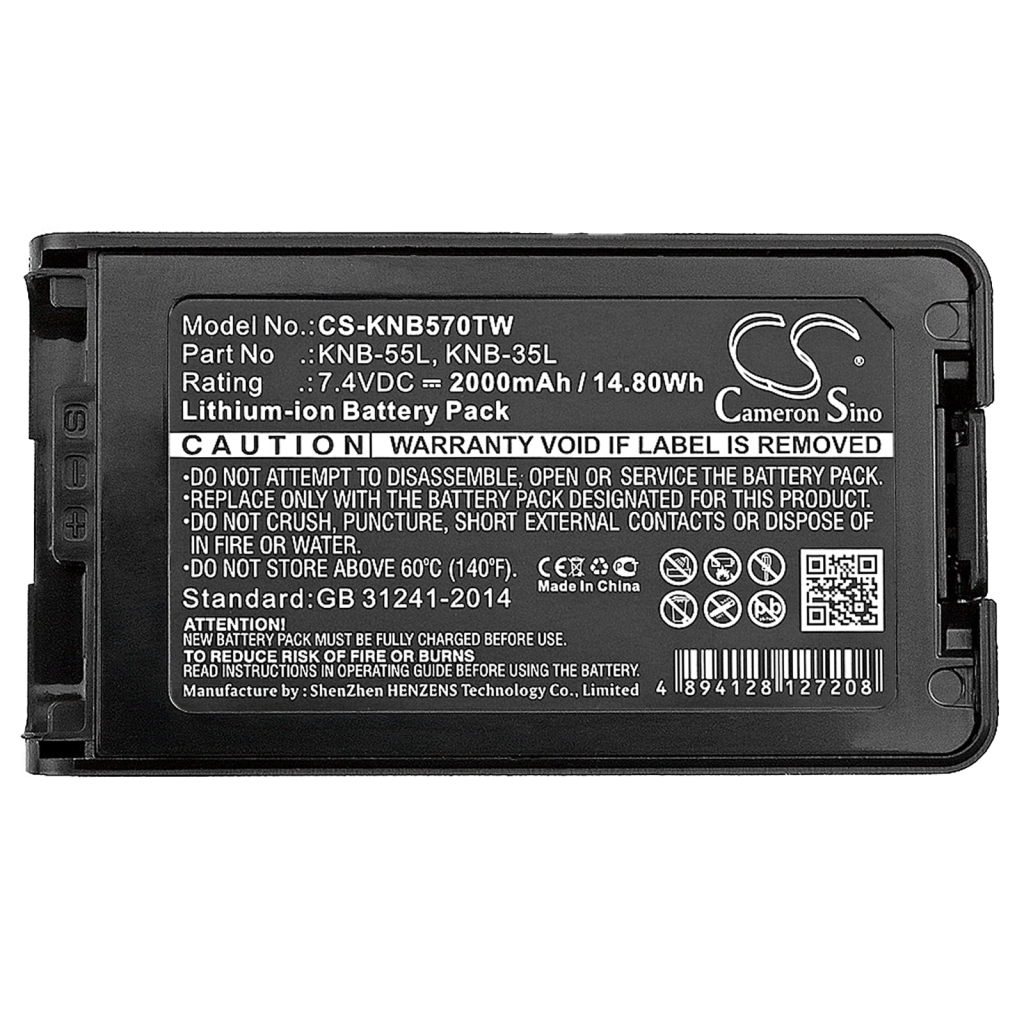 Batterij voor tweerichtingsradio Kenwood TK-3360