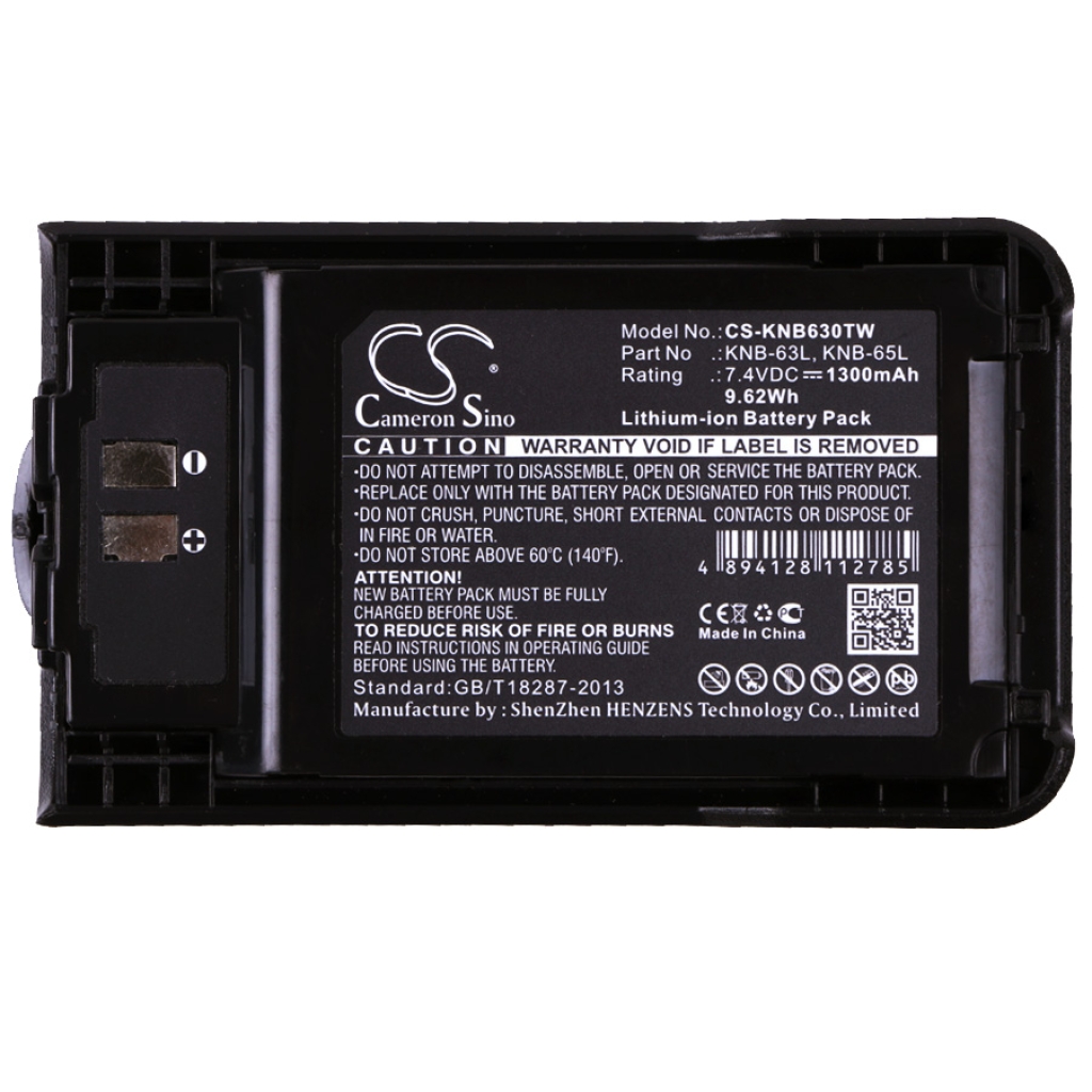 Batterij voor tweerichtingsradio Kenwood TK-3000K2 (CS-KNB630TW)