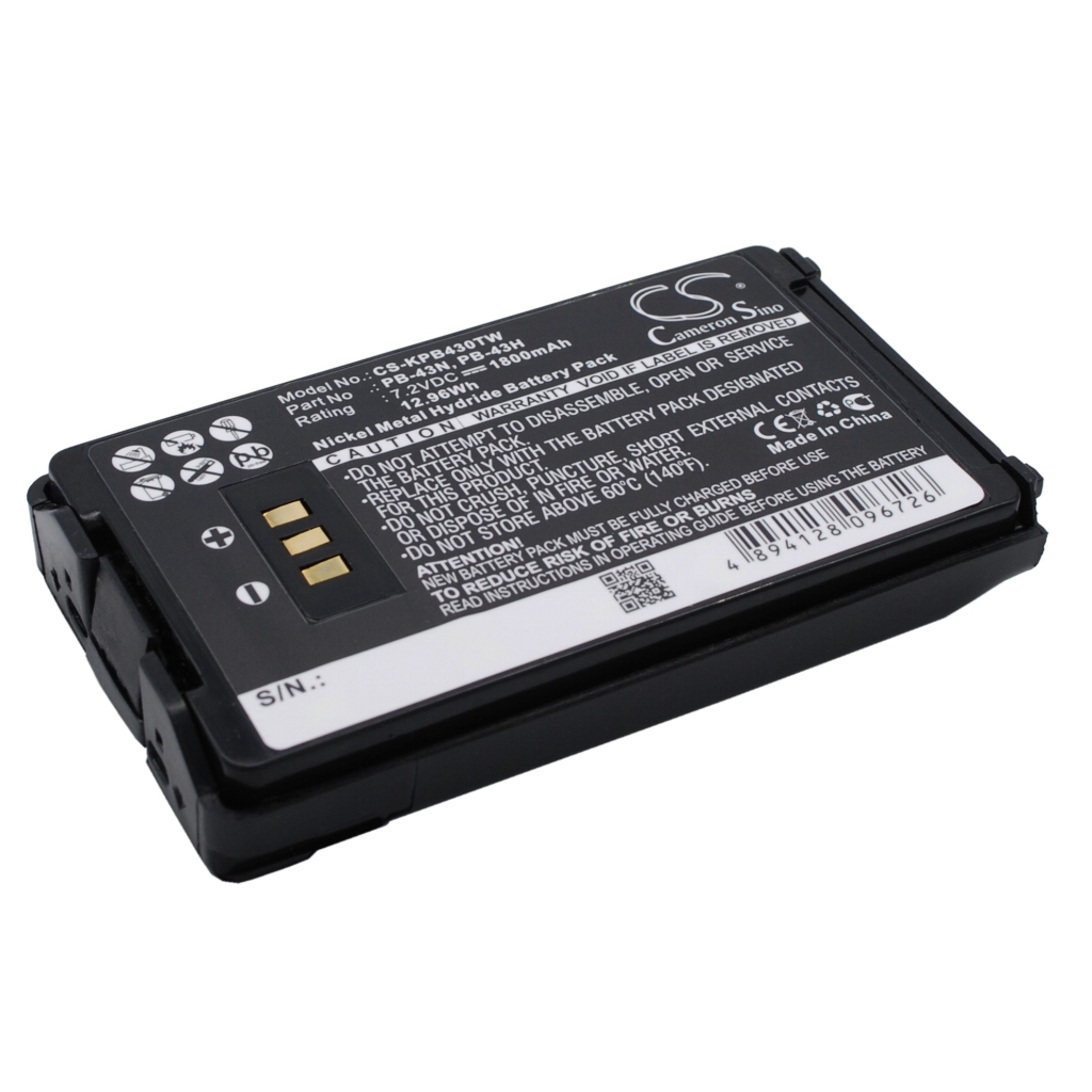 Batterij voor tweerichtingsradio Kenwood TH-K2ET (CS-KPB430TW)