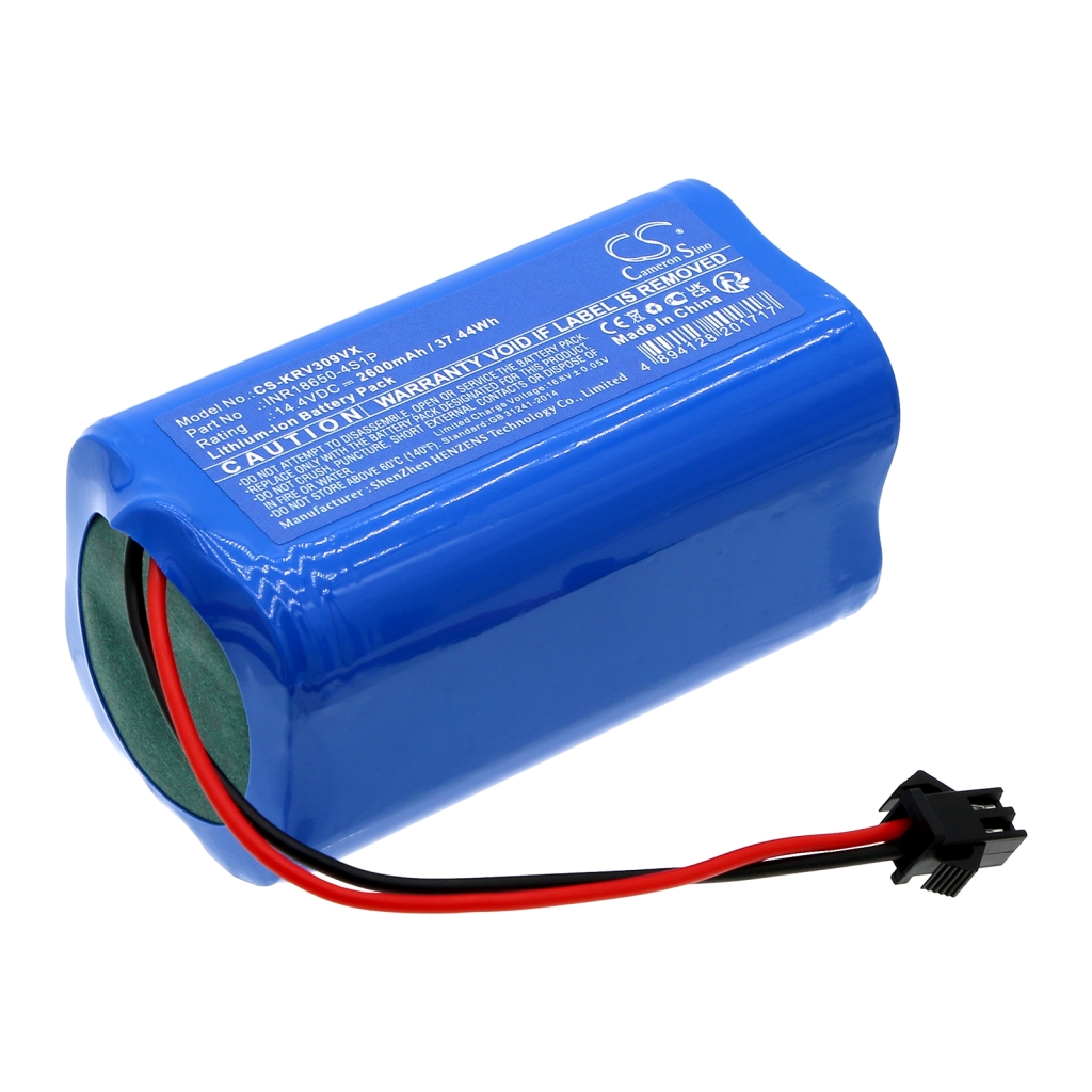 Batterijen voor stofzuigers Eziclean CS-KRV309VX