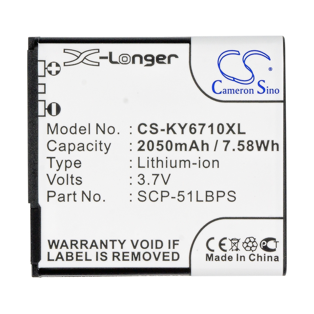 Batterij voor mobiele telefoon Kyocera CS-KY6710XL