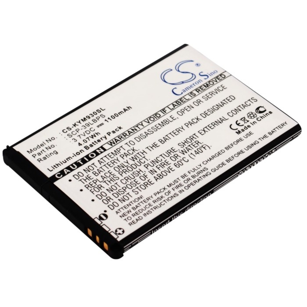 Batterij voor mobiele telefoon Kyocera CS-KYM930SL