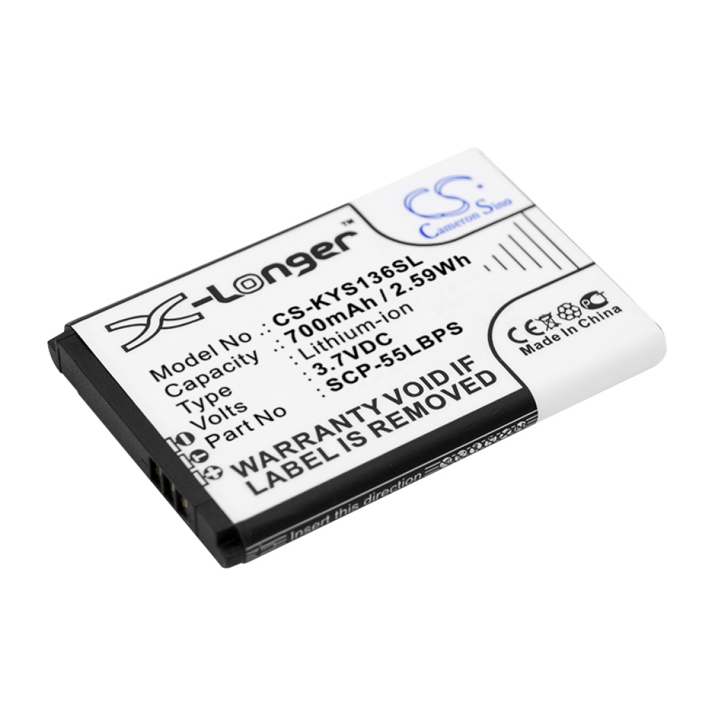 Batterij voor mobiele telefoon Kyocera CS-KYS136SL