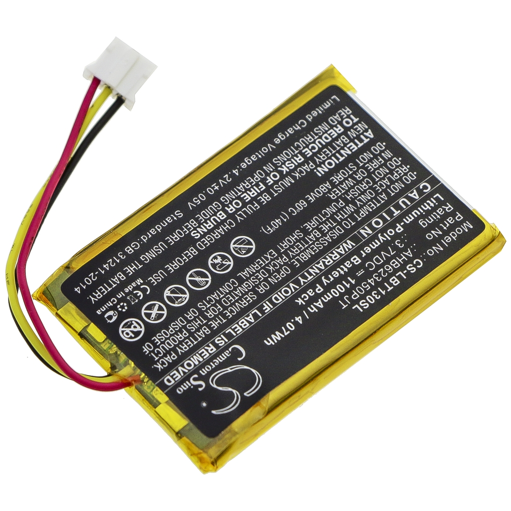 Compatibele batterijvervanging voor Okayo AHB623450PJT