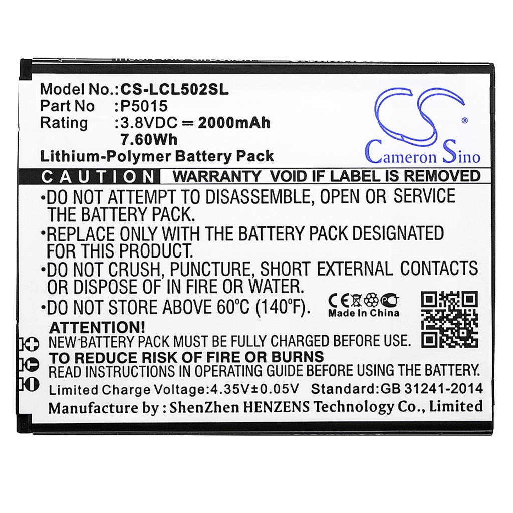 Batterij voor mobiele telefoon Logicom CS-LCL502SL