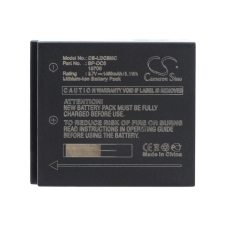 Compatibele batterijvervanging voor LEICA  BP-DC8, 18706, EA-DC-8