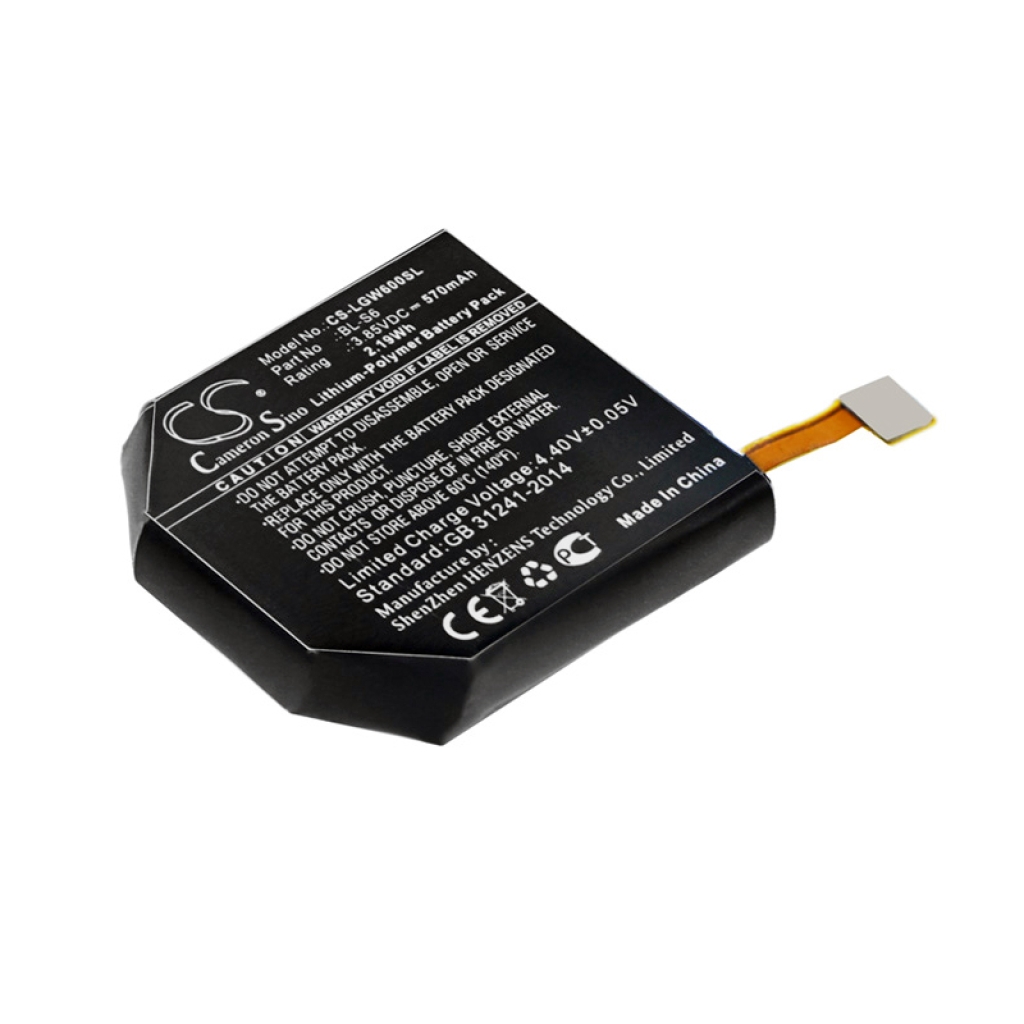 Smartwatch batterij Lg CS-LGW600SL