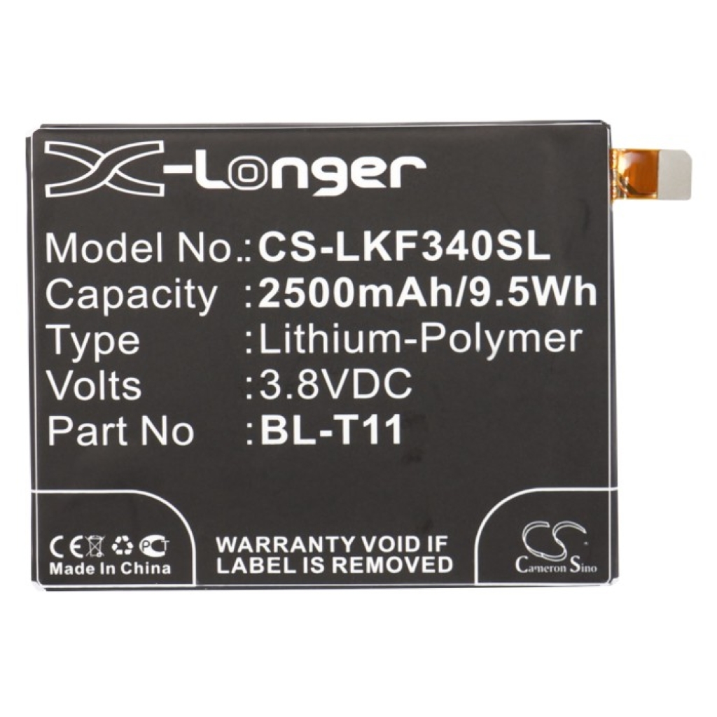 Batterij voor mobiele telefoon LG CS-LKF340SL