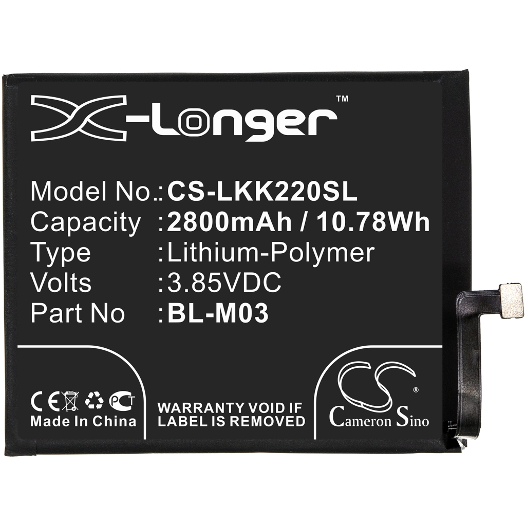 Batterij voor mobiele telefoon LG CS-LKK220SL