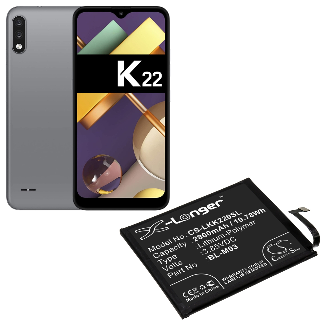 Batterij voor mobiele telefoon LG CS-LKK220SL