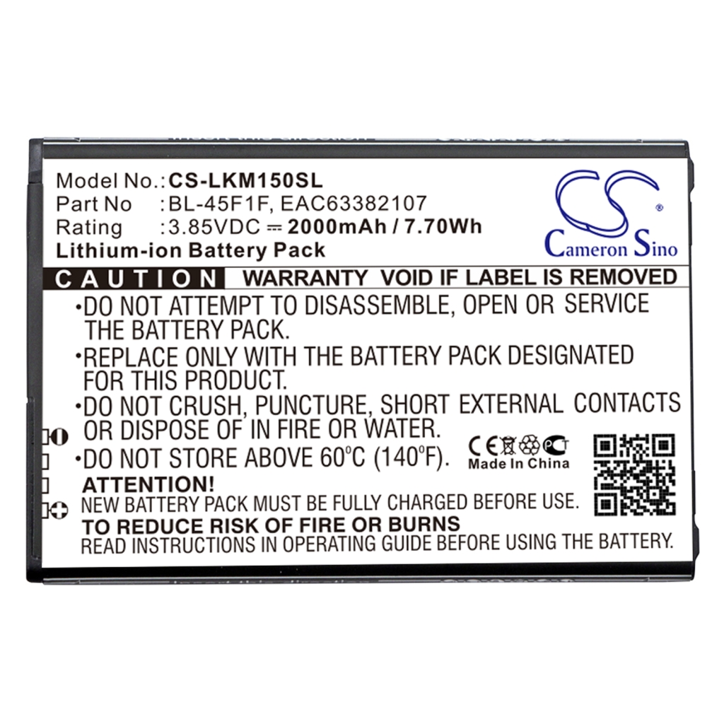 Batterijen Vervangt EAC63821011LL