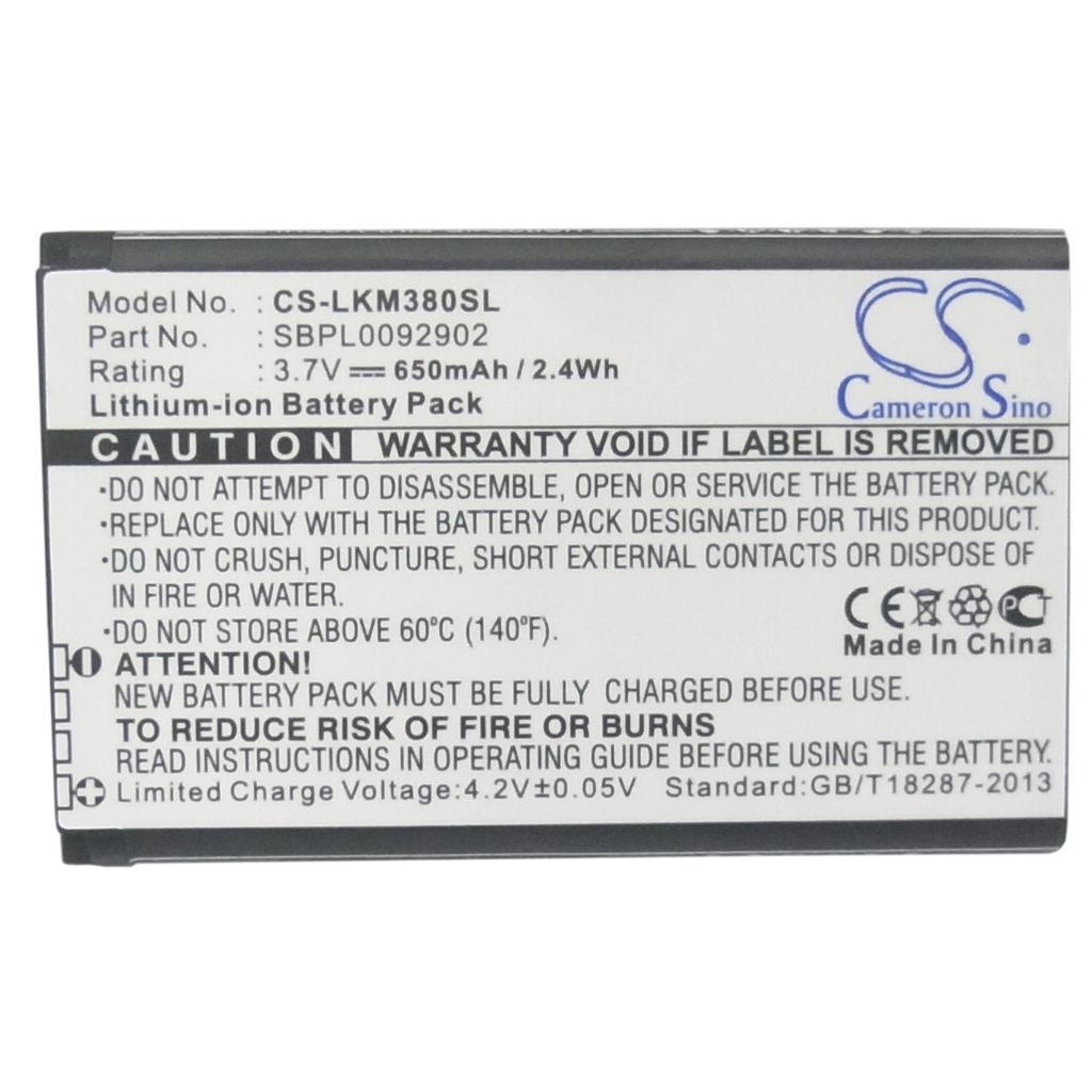 Batterijen Vervangt SBPL0085606
