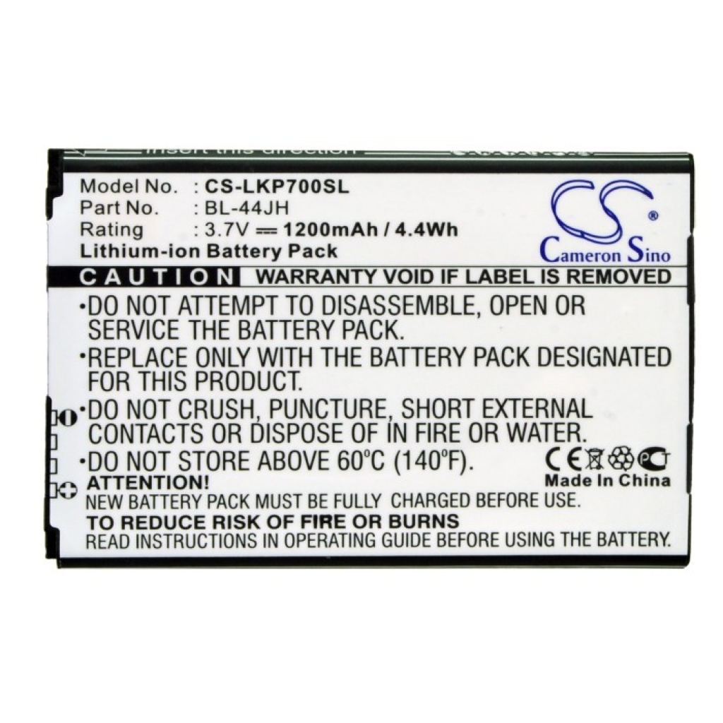 Batterijen Vervangt BL-44JH