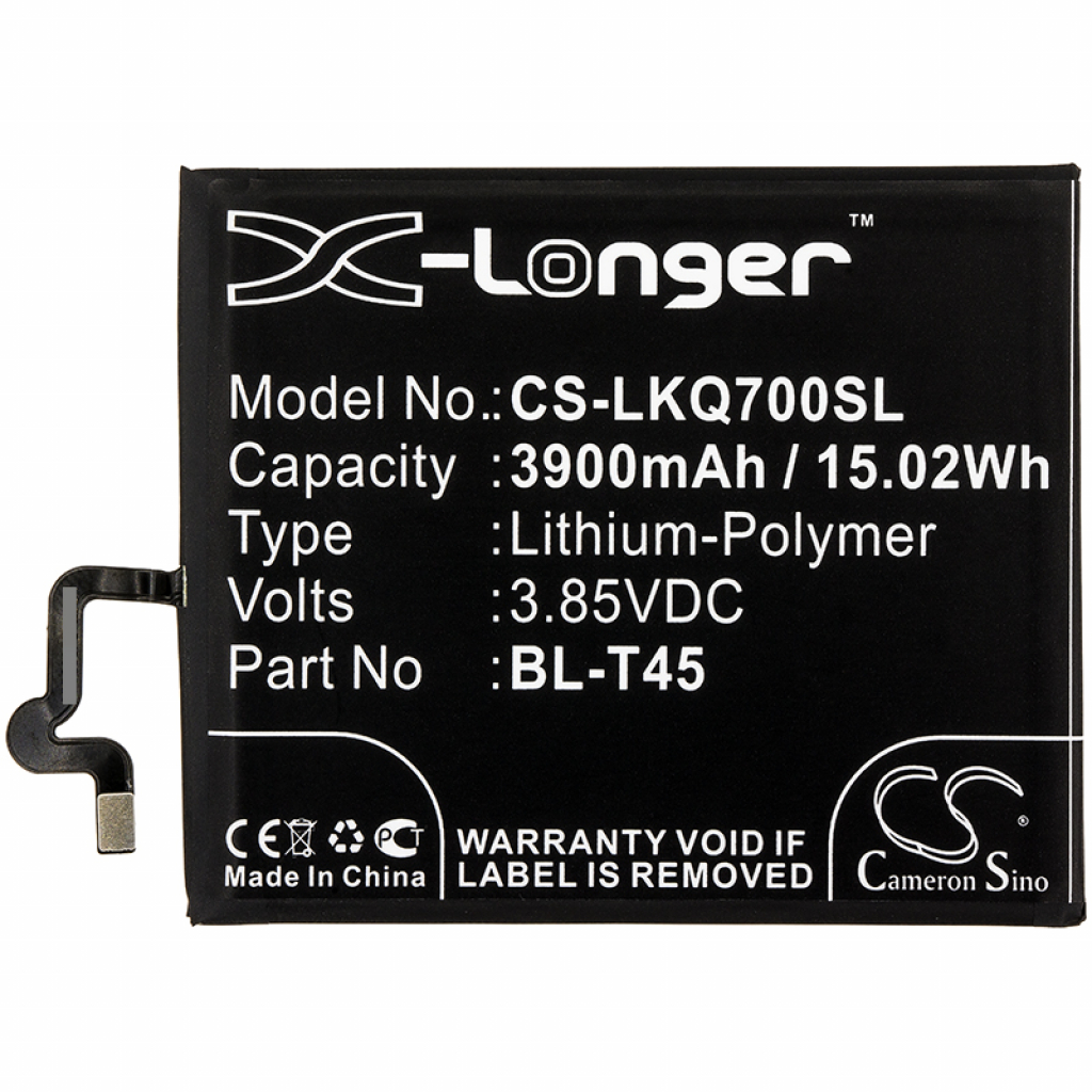 Batterijen Vervangt BL-T45