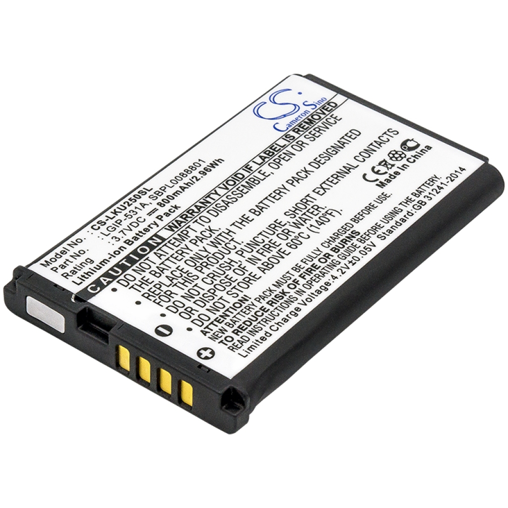 Batterij voor mobiele telefoon LG KX186