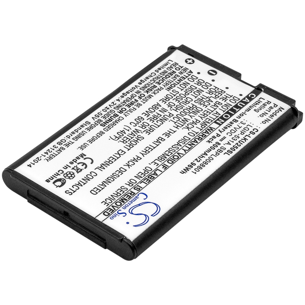 Batterij voor mobiele telefoon LG KX186