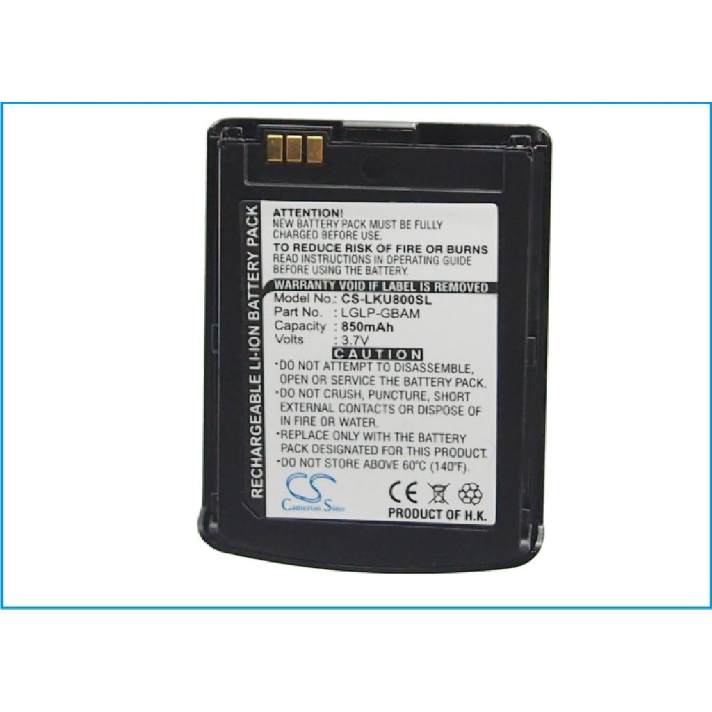 Batterij voor mobiele telefoon LG CS-LKU800SL