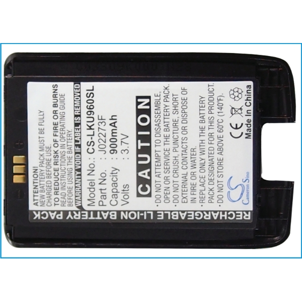 Batterij voor mobiele telefoon LG CS-LKU960SL