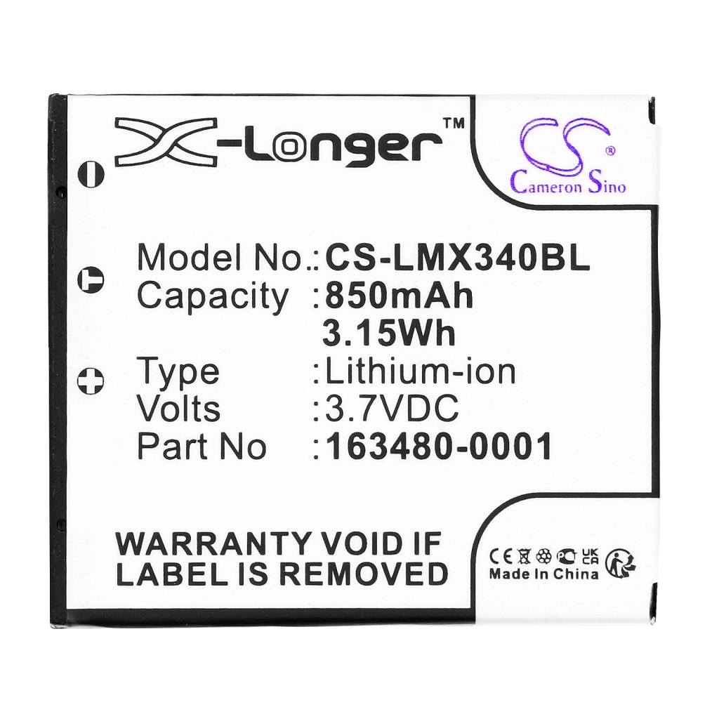 Batterij barcode, scanner Honeywell 8670 (CS-LMX340BL)