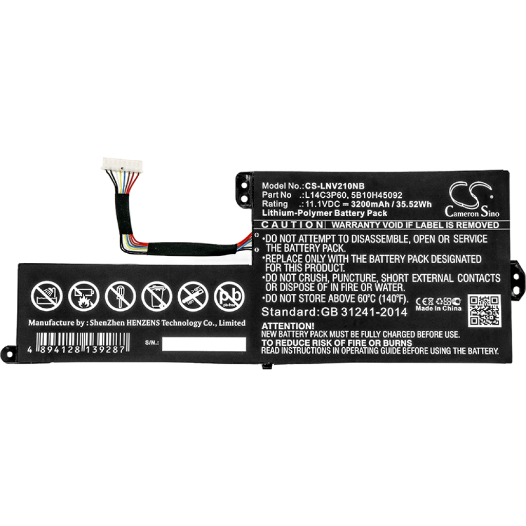 Notebook batterij Lenovo CS-LNV210NB