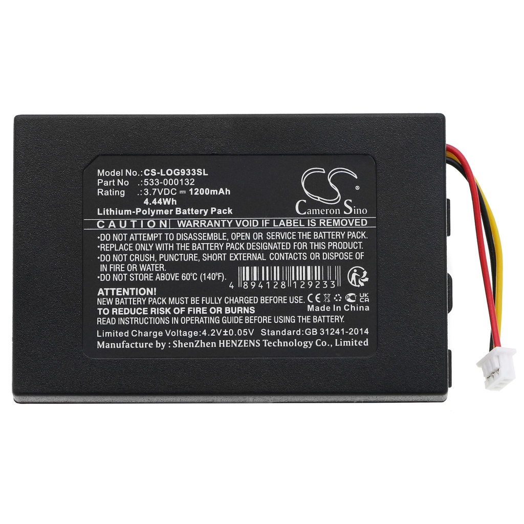 Batterij voor draadloze headset Logitech G633 (CS-LOG933SL)