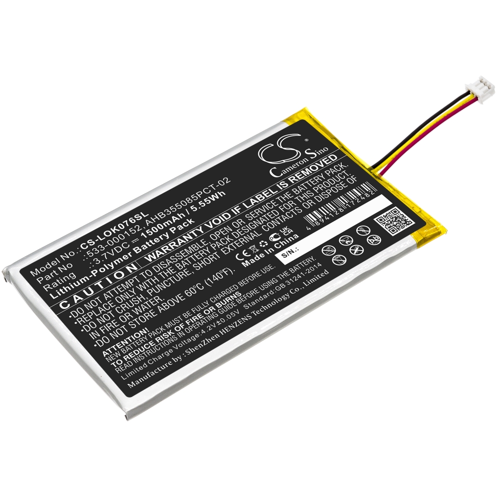 Batterij voor toetsenbord Logitech CS-LOK076SL