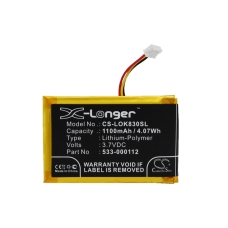 Compatibele batterijvervanging voor Logitech 533-000112,L/N 1406