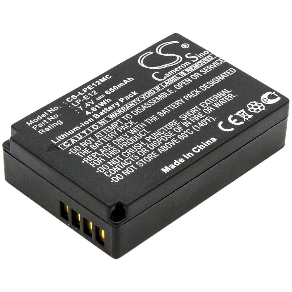 Batterij voor camera Canon CS-LPE12MC