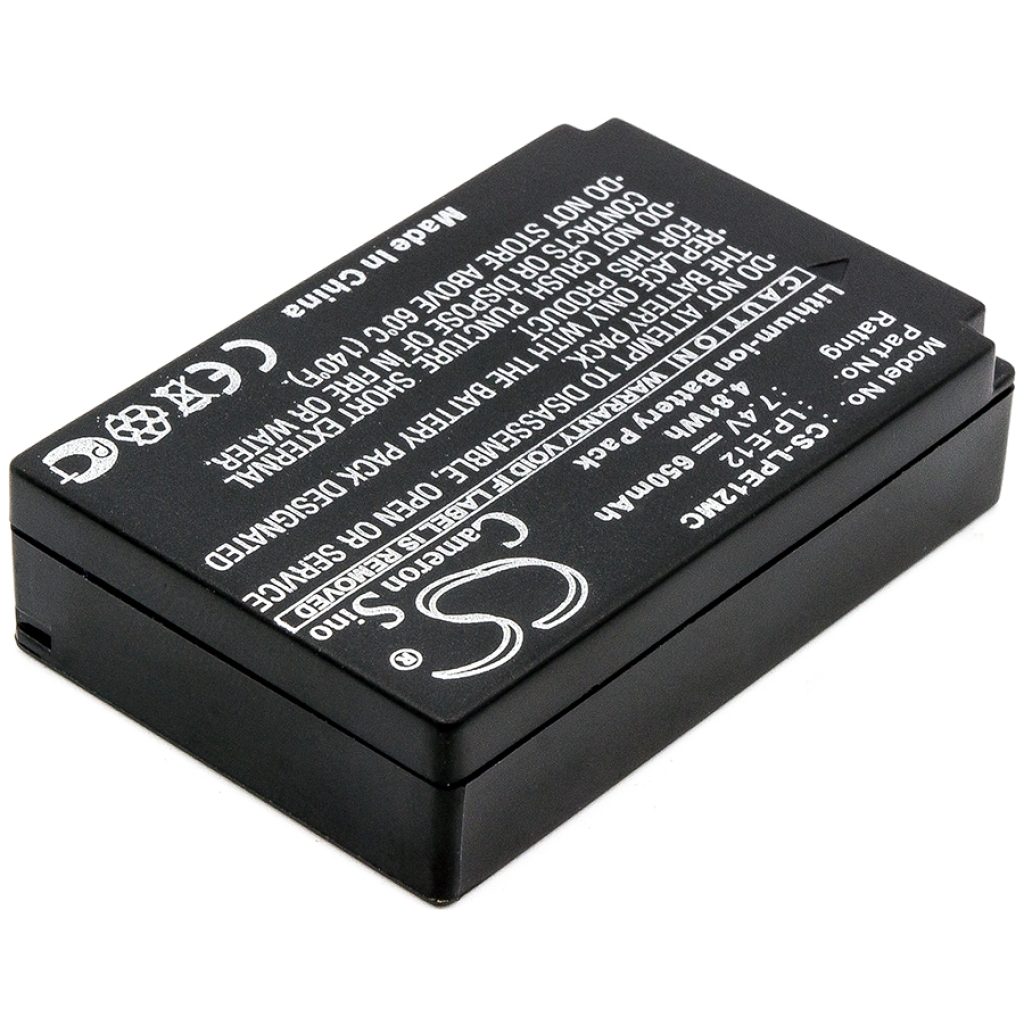 Batterij voor camera Canon CS-LPE12MC