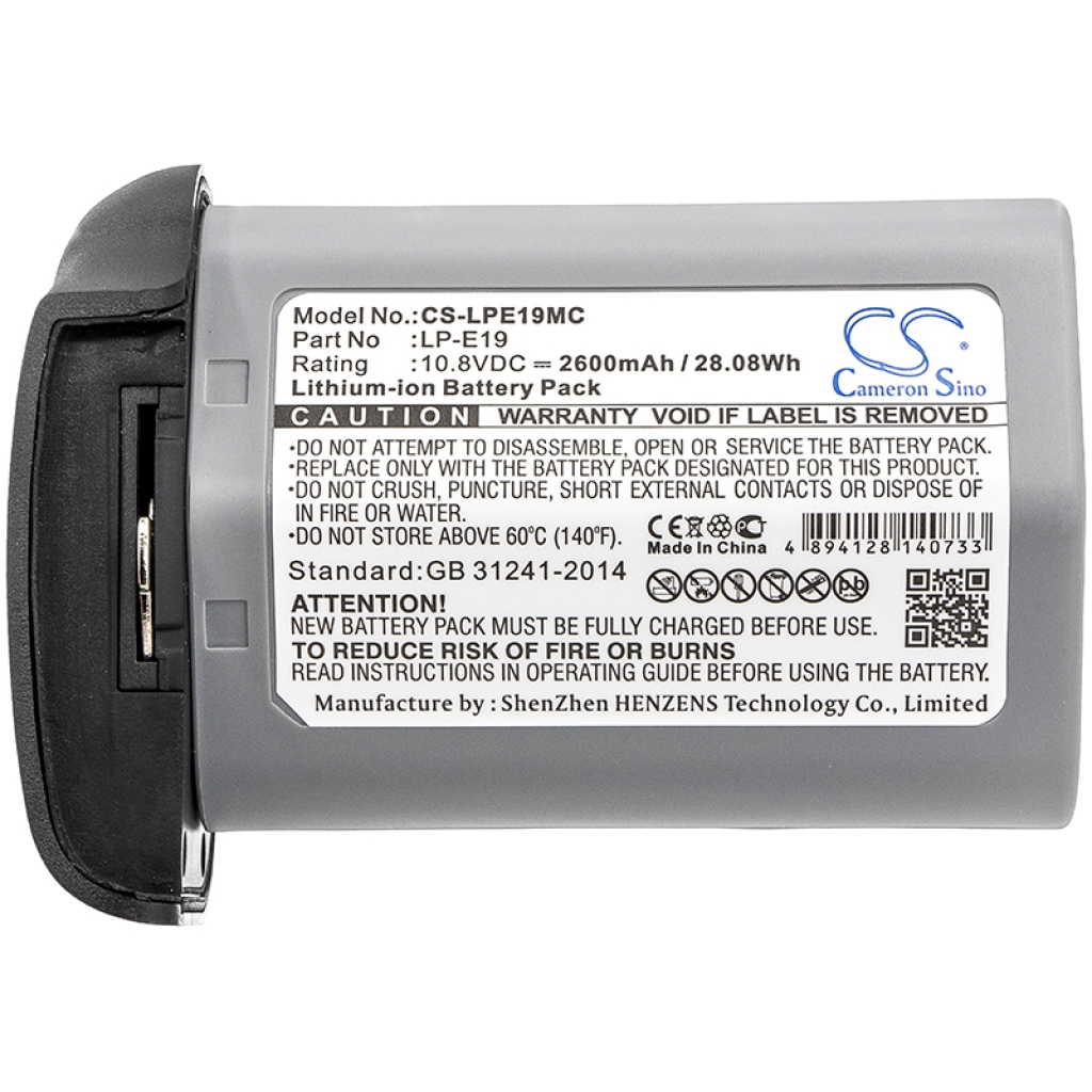 Batterij voor camera Canon CS-LPE19MC