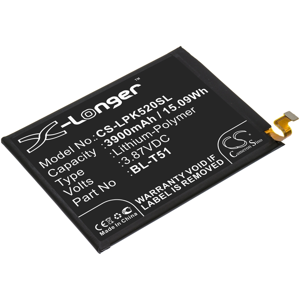 Batterij voor mobiele telefoon LG CS-LPK520SL