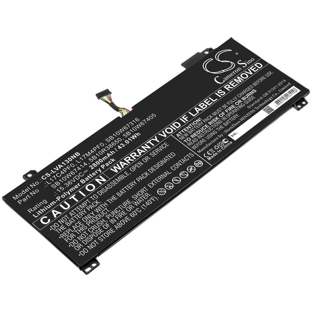 Notebook batterij Lenovo CS-LVA130NB