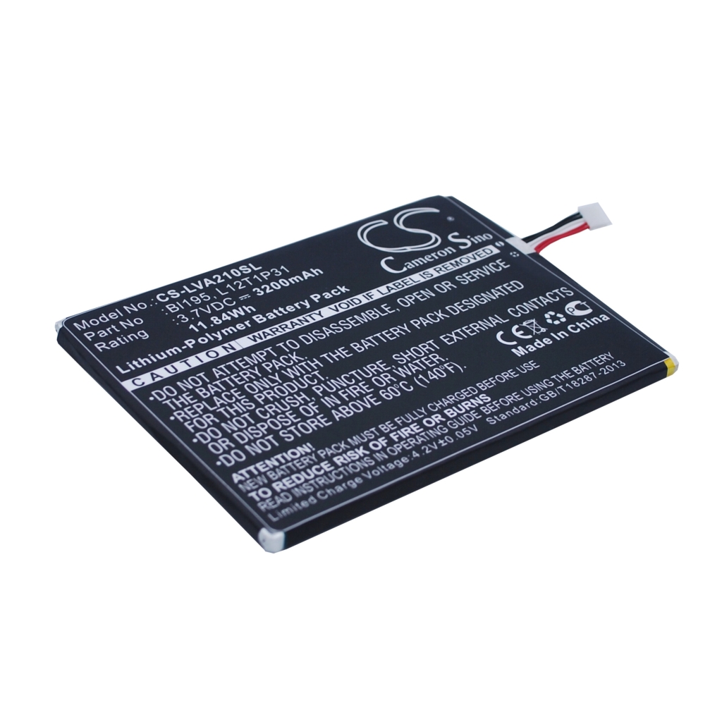 Tablet batterijen Lenovo CS-LVA210SL