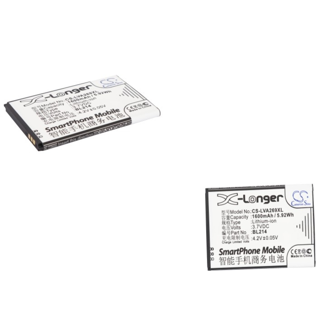 Batterij voor mobiele telefoon Lenovo A218t