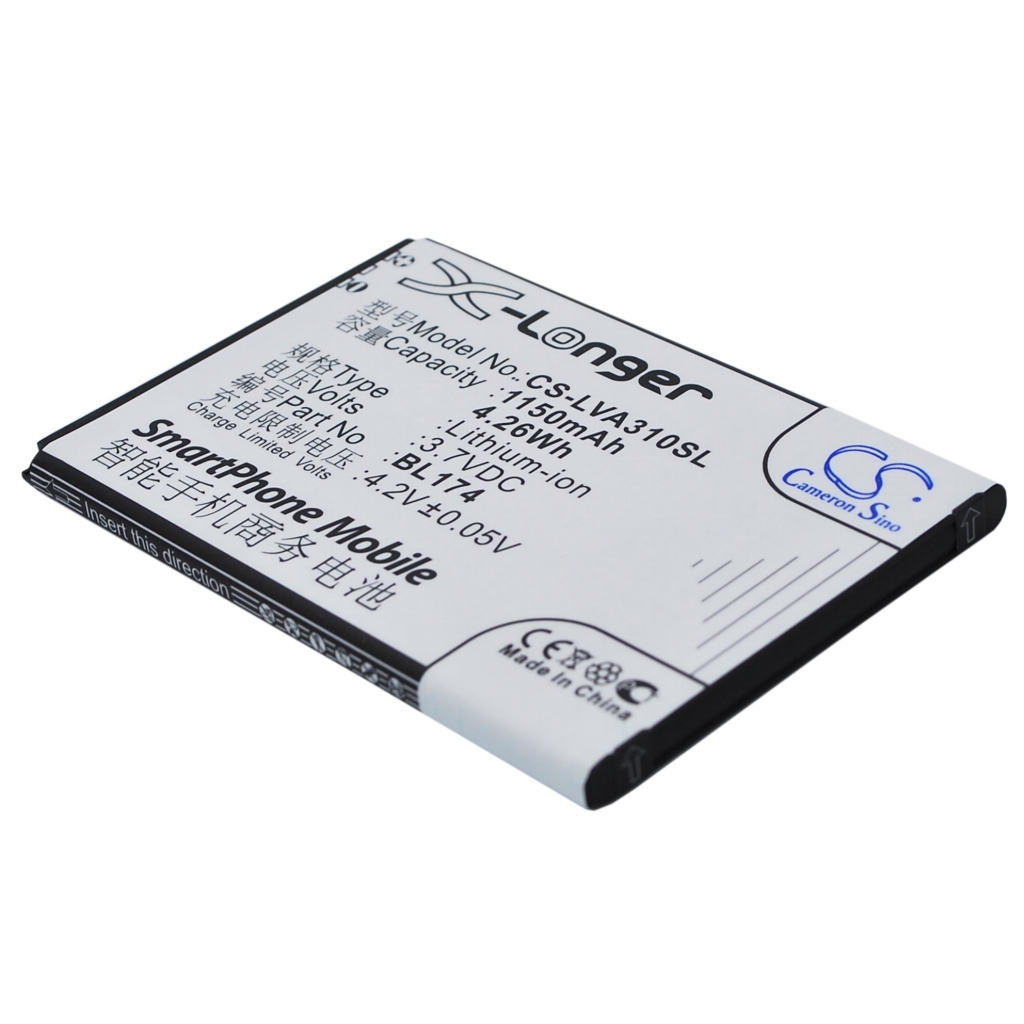 Batterij voor mobiele telefoon Lenovo CS-LVA310SL