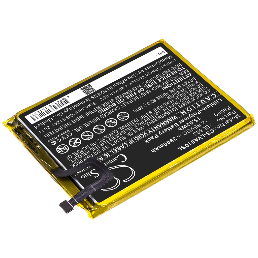 Batterij voor mobiele telefoon Lenovo CS-LVA610SL