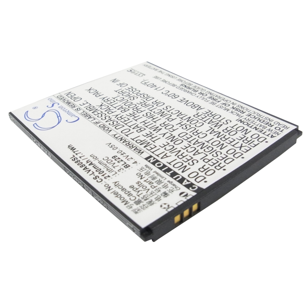 Batterij voor mobiele telefoon Lenovo CS-LVA808SL